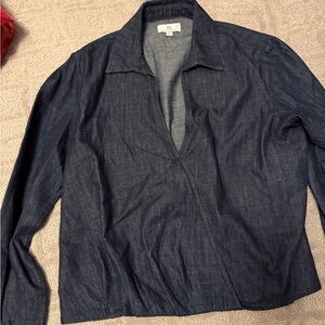 AG Dark Blue denim Long Sleeve Shirt
